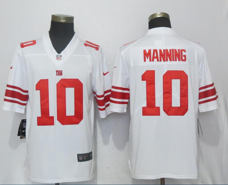 Nike New York Giants 10 Manning White Vapor Untouchable Limited Jersey