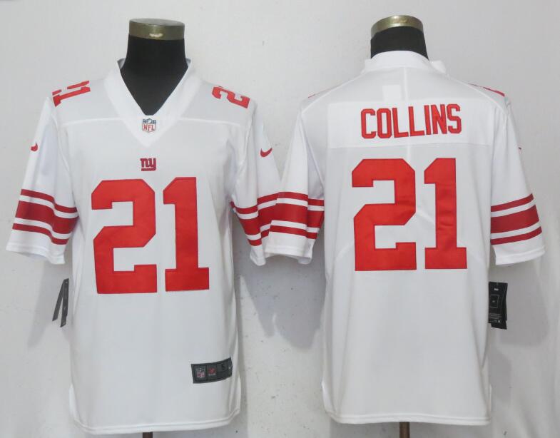 Nike New York Giants 21 Collins White Vapor Untouchable Limited Jersey