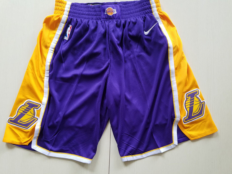 NBA Los Angeles Lakers Purple Shorts