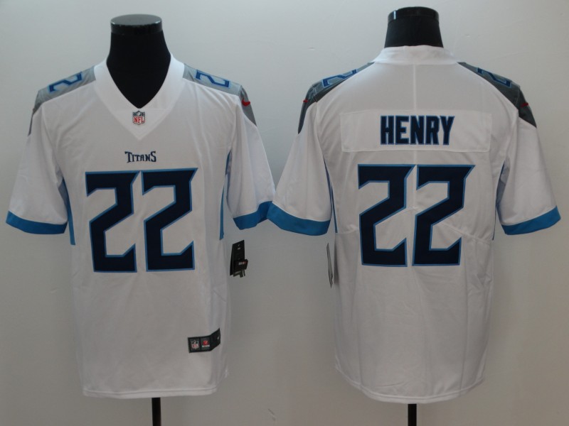 NFL Tennessee Titans 22 Henry White Vapor Limited Jersey