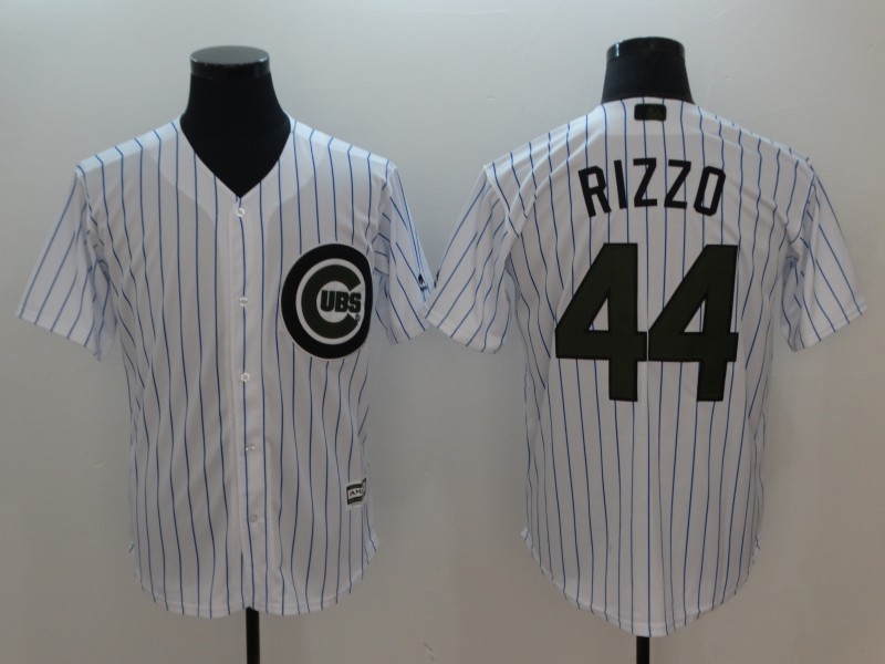 MLB Chicago Cubs #44 Rizzo White Anniversary Jersey