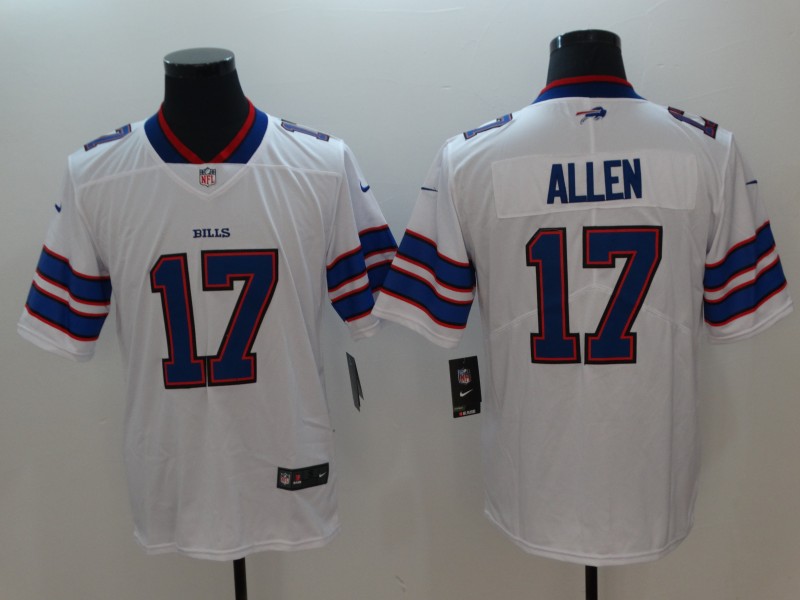 NFL Buffalo Bills #17 Allen Vapor Limited White Jersey