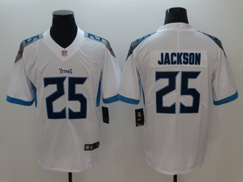 NFL Tennessee Titans #25 Jackson White Vapor Limited Jersey