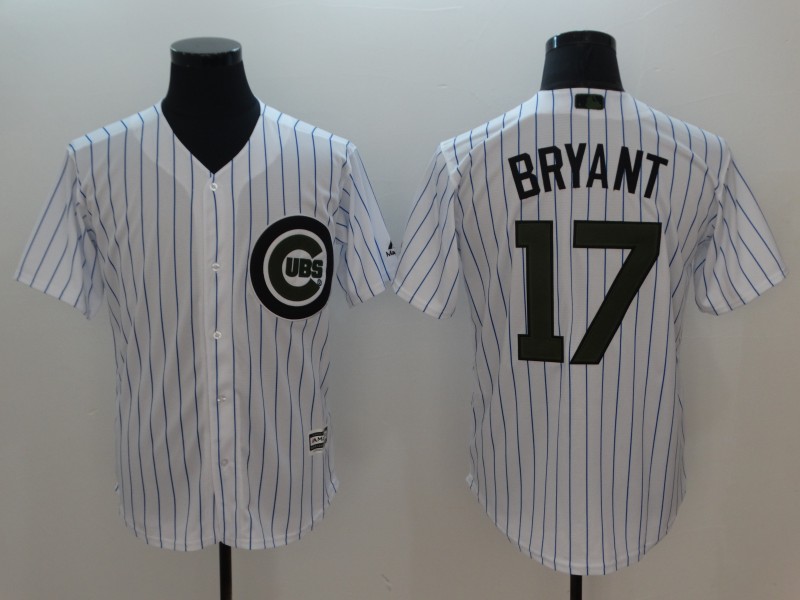 MLB Chicago Cubs #17 Bryant White Anniversary Jersey