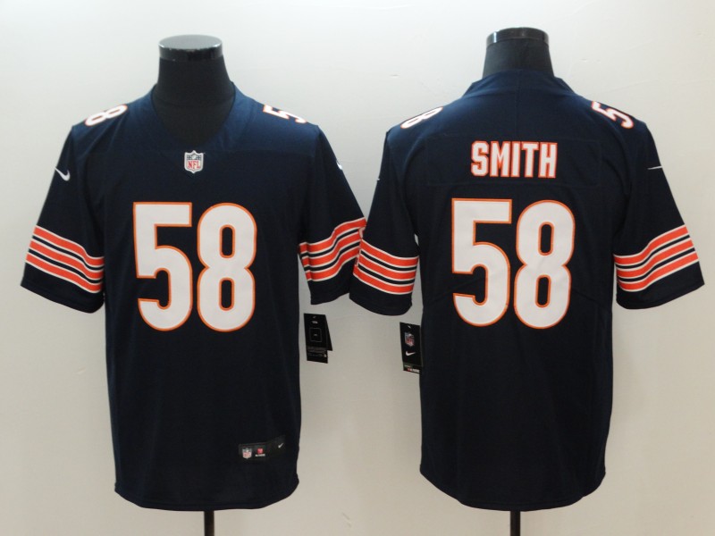 NFL Chicago Bears #58 Smith Blue Vapor Limited Jersey