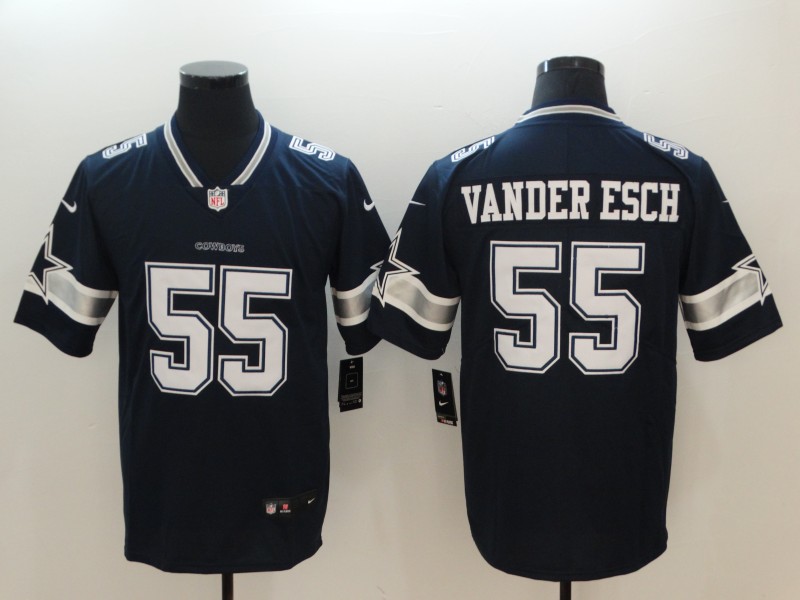 NFL Dallas Cowboys #55 Vander Esch Blue Vapor Limited Jersey