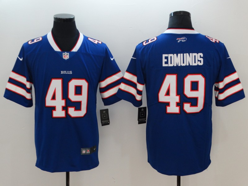 NFL Buffalo Bills #49 Edmunds Blue Vapor Limited Jersey