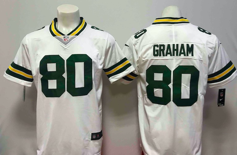 NFL Green Bay Packers #80 Graham White Vapor Untouchable Limited Jersey