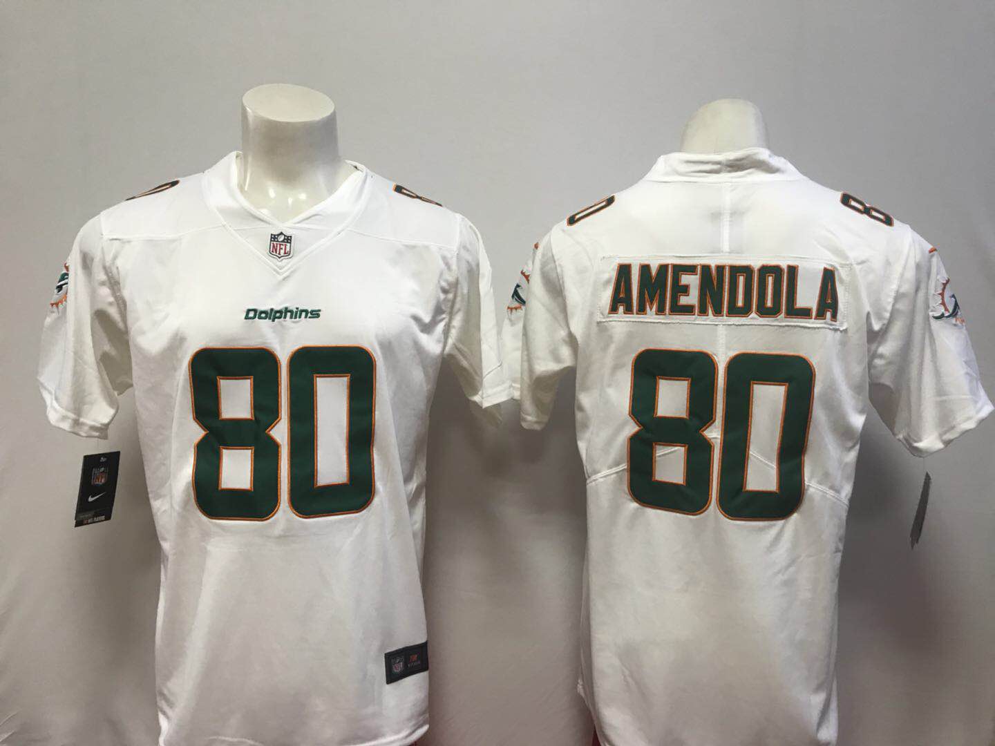 NFL Miami Dolphins #80 Amendola Vapor Untouchable White Jersey