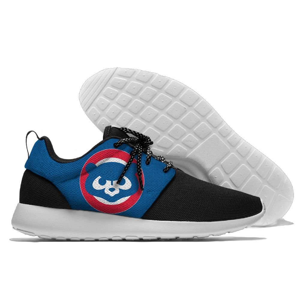 Men and women Chicago Cubs Roshe style Lightweight Running Shoes