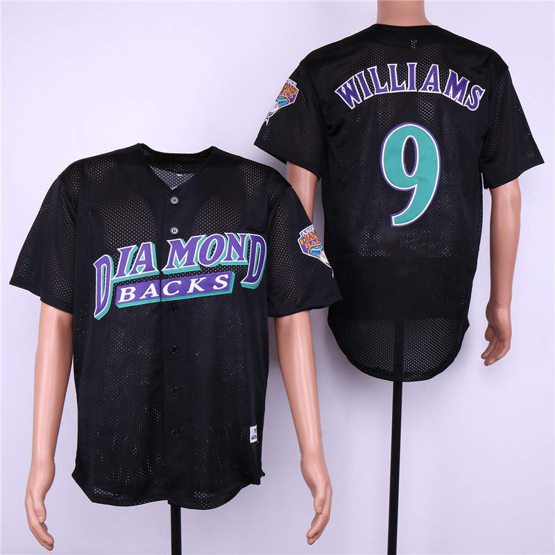 MLB Arizona Diamondbacks  #9 Williams Black Jersey
