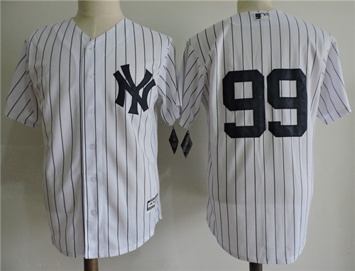 MLB New York Yankees #99 Judge White Jersey without Name