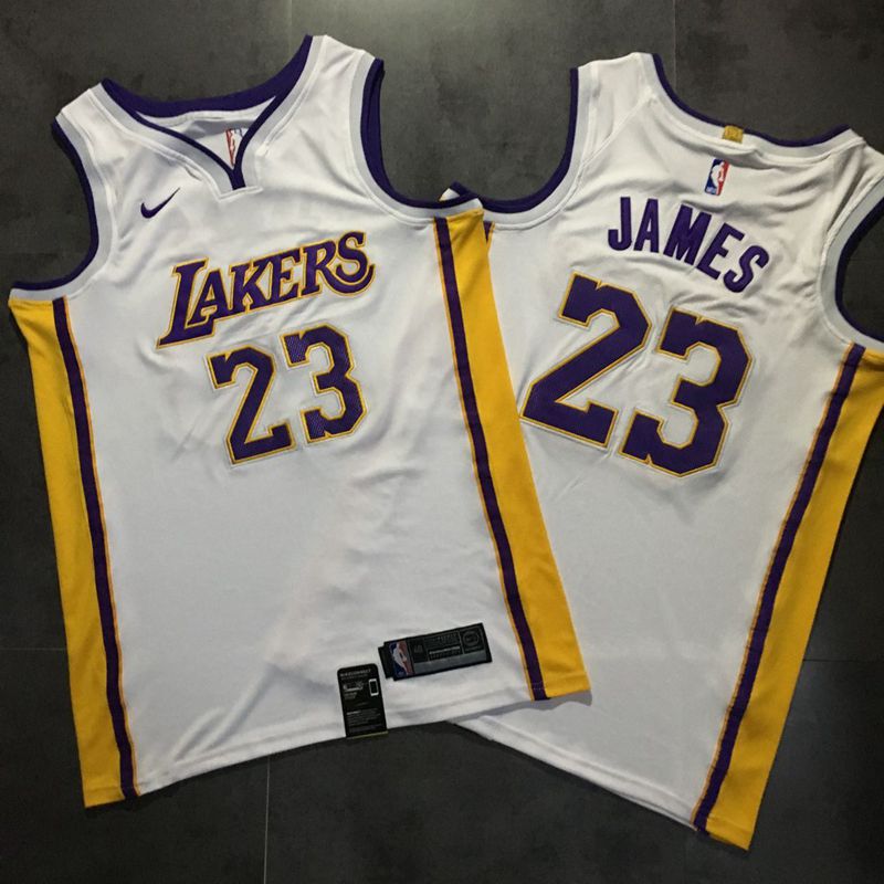 NBA Los Angeles Lakers #23 James White All Stitched Jersey--MZ