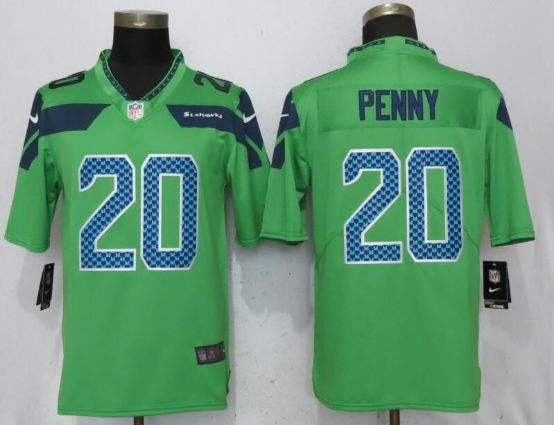 Nike Seattle Seahawks 20 Penny Green 2017 Vapor Untouchable Limited Player  