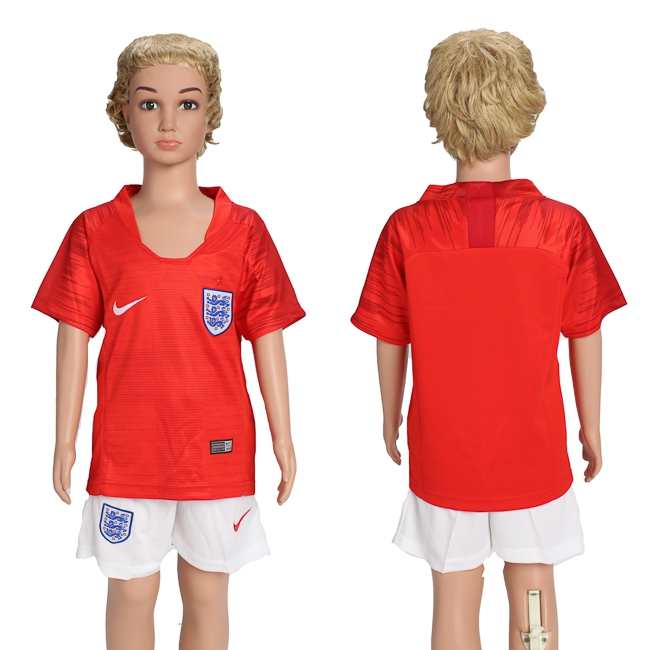 2018 World Cup Soccer England Away Kids Jersey