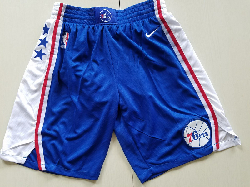 NBA Philadelphia 76ers Blue Shorts
