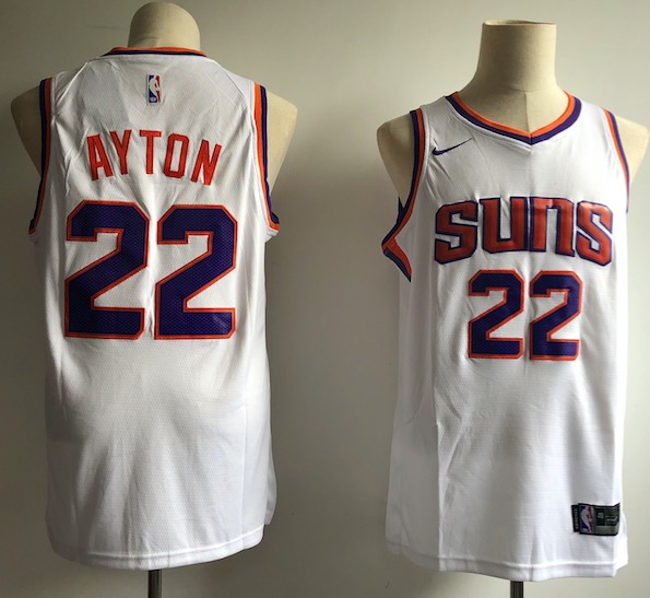 NBA Phoenix Suns #22 Ayton White Jersey