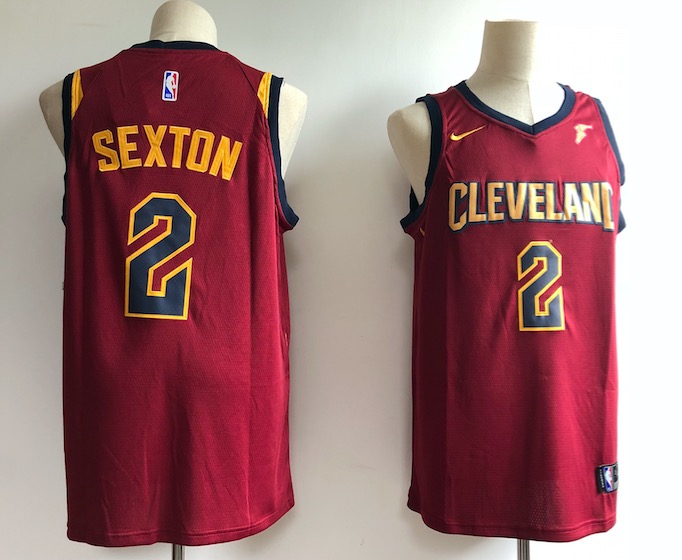 NBA Cleveland Cavaliers #2 Sexton Red Jersey