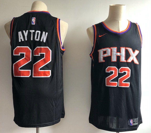 NBA Phoenix Suns #22 Ayton Black Jersey