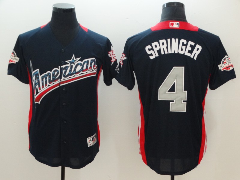 MLB Houston Astros #4 Springer American All Star Jersey