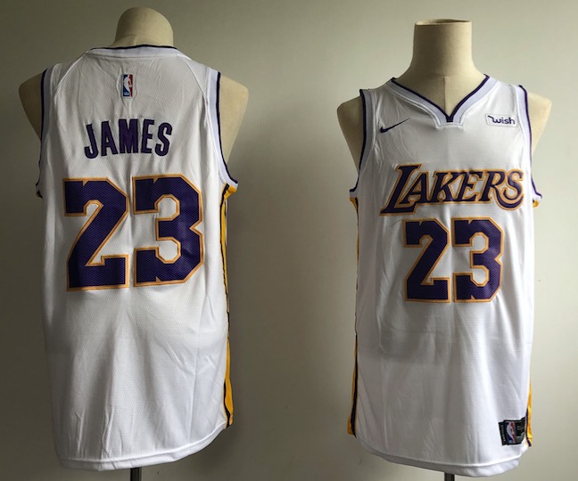 NBA Los Angeles Lakers #23 James White Jersey