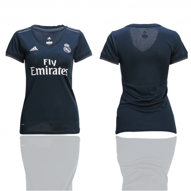 2018 Soccer Real Madrid Away Womens Jersey