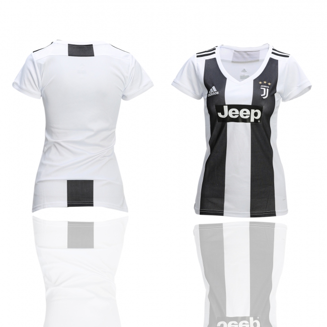 2018 Soccer Juventus Home Womens Jersey