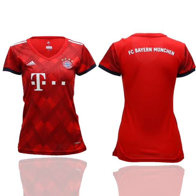 2018 Soccer Bayern Munich Home Womens Jersey