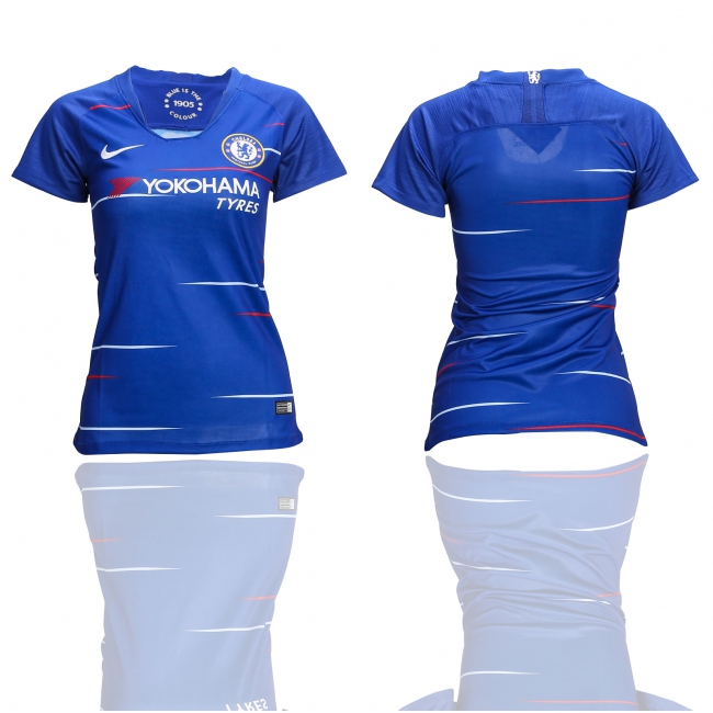 2018 Soccer Chelsea Home Womens Jersey