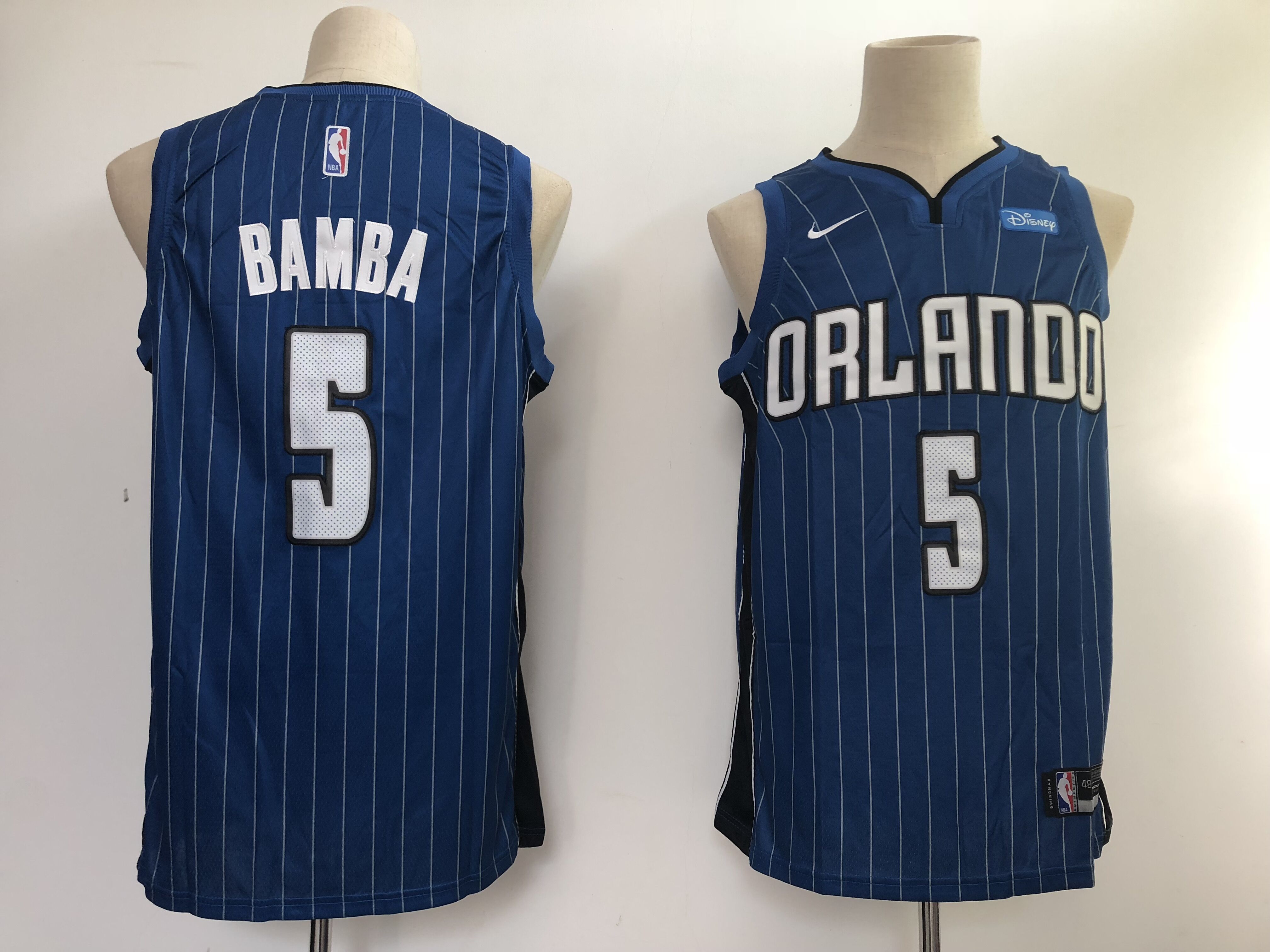 NBA Orlando Magic #5 Bamba Blue Jersey  