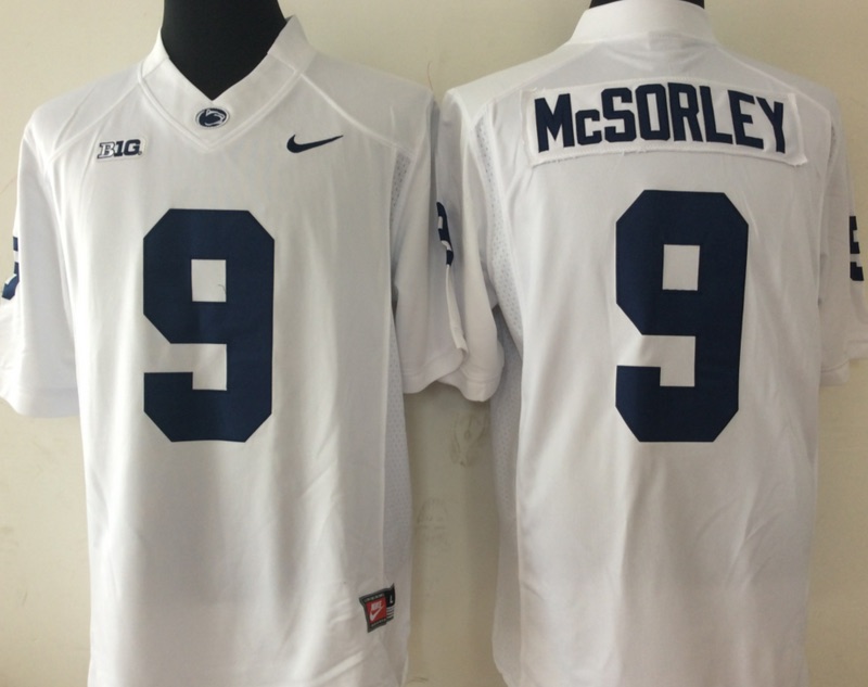 Youth NCAA Penn State Nittany Lions #9 McSorley White Jersey