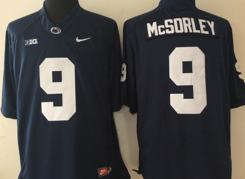 Youth NCAA Penn State Nittany Lions #9 McSorley Blue Jersey