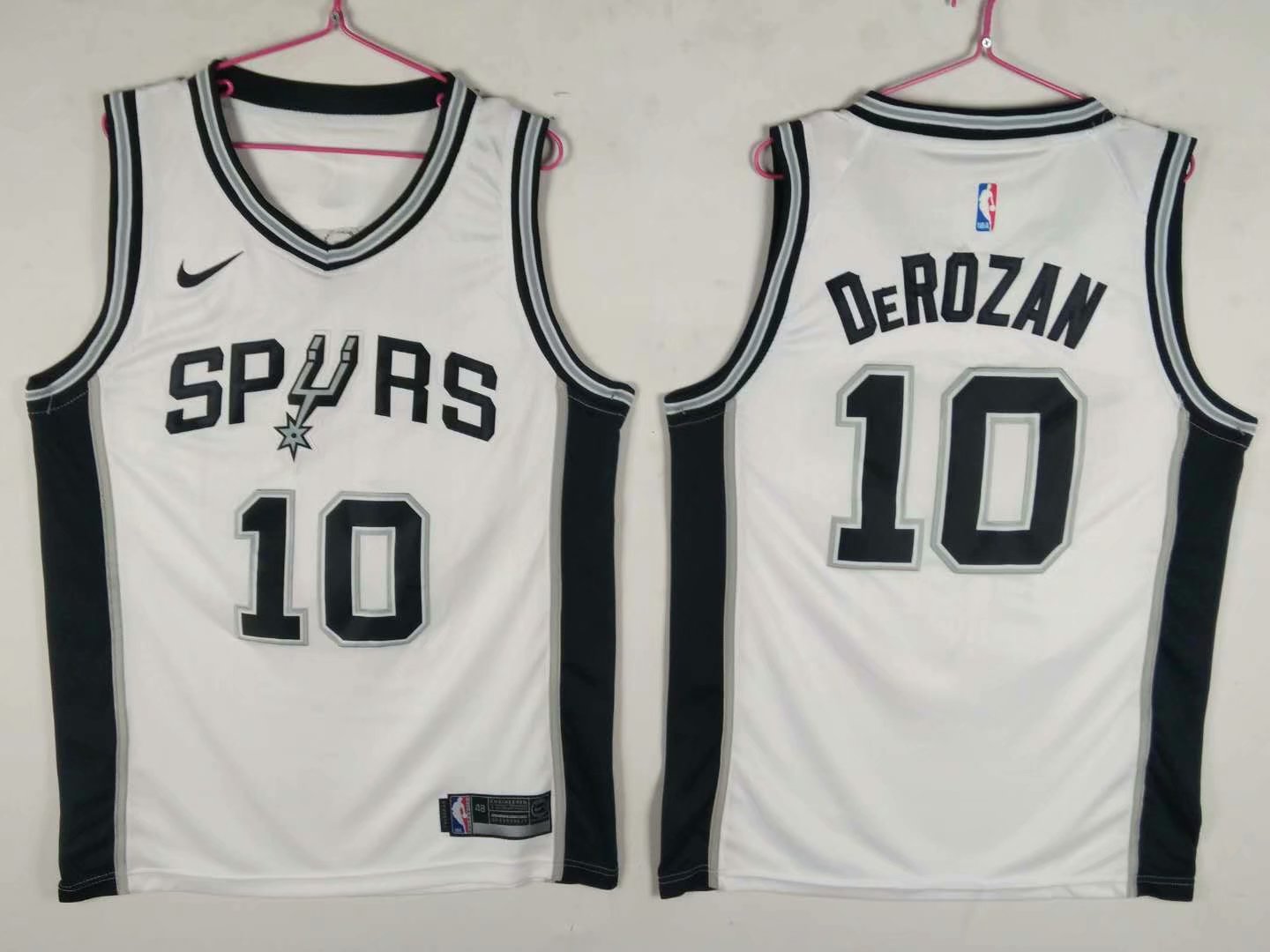 Nike NBA San Antonio Spurs #10 DeRozan White Jersey