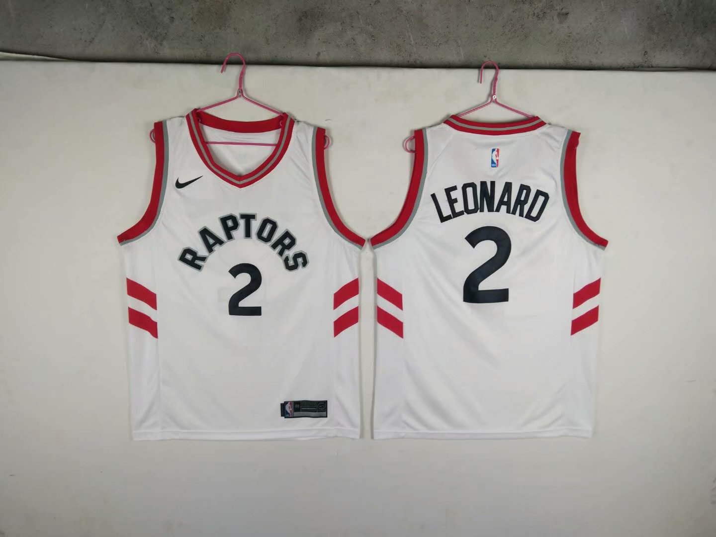 NBA Toronto Raptors #2 Leonard White Jersey