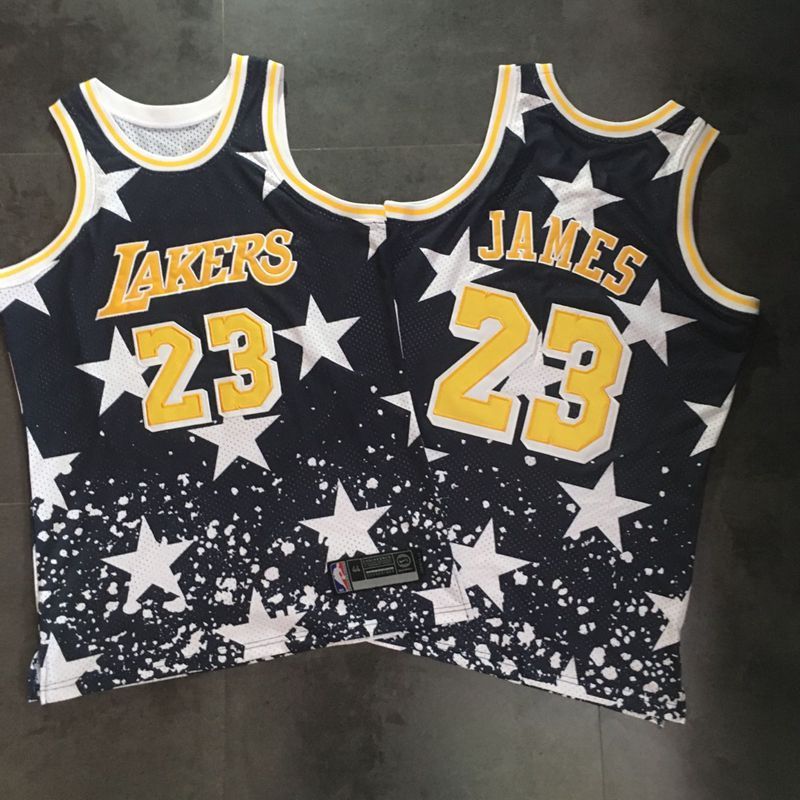 NBA Los Angeles Lakers #23 James Indepence Day Jersey