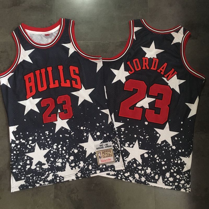 NBA Chicago Bulls #23 Jordan Indepence Day Jersey