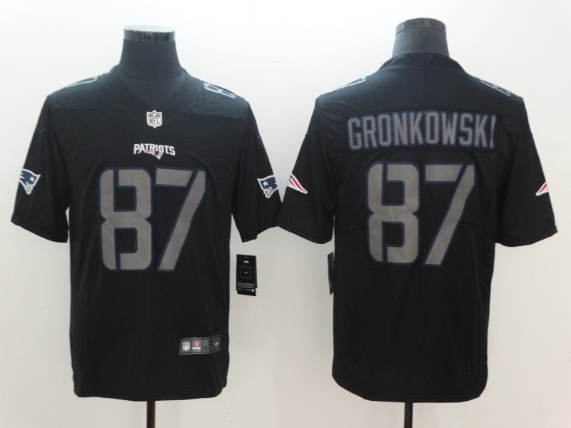 NFL New England Patriots #87 Gronkowski Lights Out Color Rush Limited Jersey