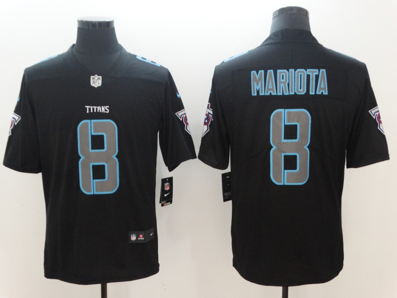 NFL Tennessee Titans #8 Mariota Lights Out Color Rush Limited Jersey