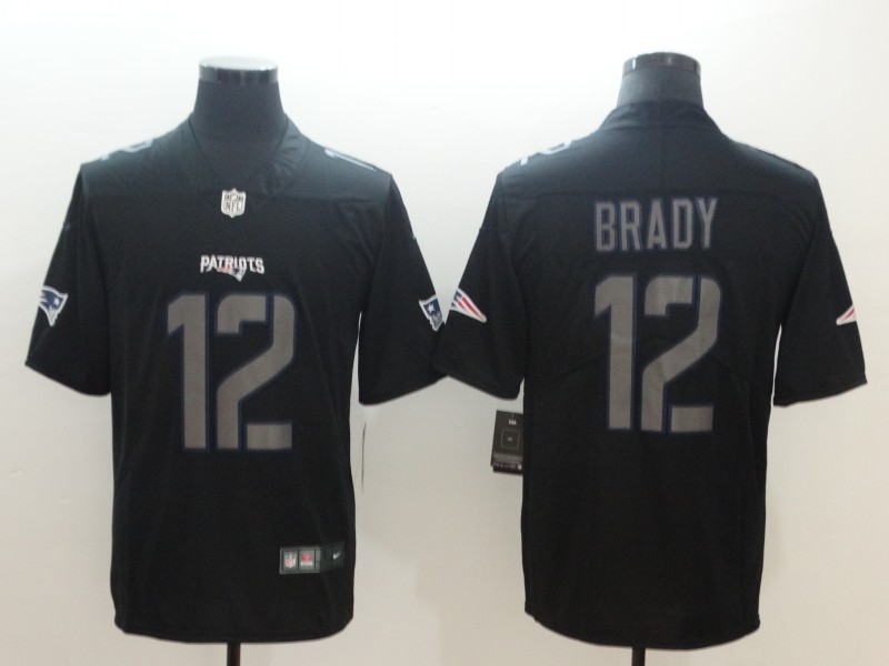 NFL New England Patriots #12 Brady Lights Out Color Rush Limited Jersey
