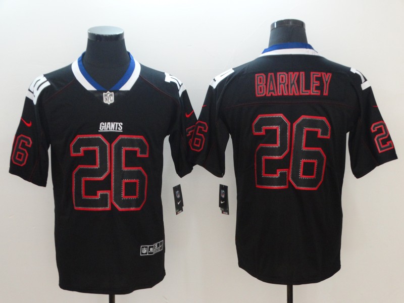 NFL New York Giants #26 Barkley Color Rush Shadow Limited Jersey