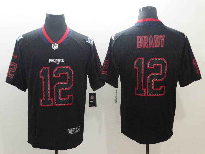 NFL New England Patriots #12 Brady Legand Shawdow Limited Jersey