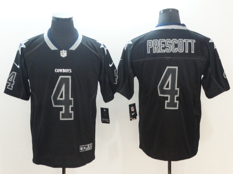 NFL Dallas Cowboys #4 Prescott Legand Shawdow Limited Jersey