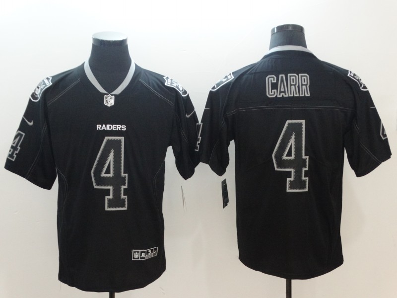 NFL Oakland Raiders #4 Carr Legand Shawdow Limited Jersey