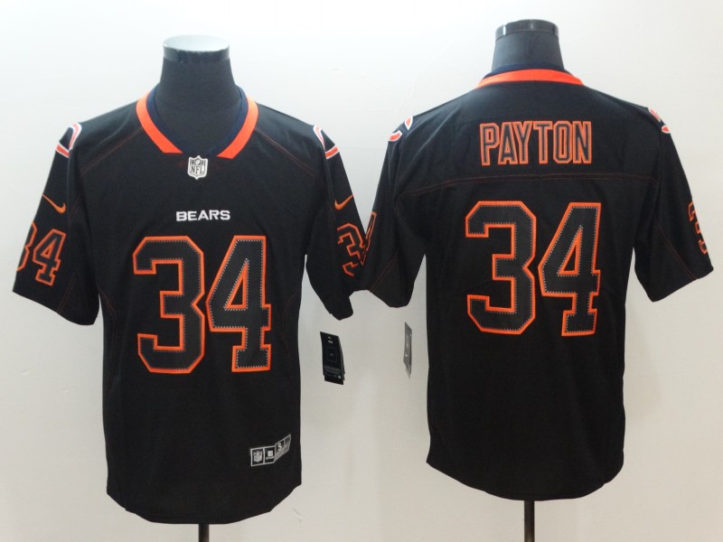 NFL Chicago Bears #34 Payton Legand Shawdow Limited Jersey