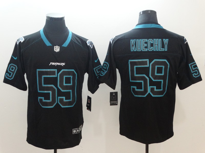 NFL Carolina Panthers #59 Kuechly Legand Shawdow Limited Jersey