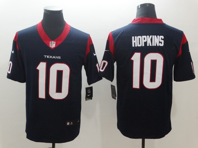 NFL Houston Texans #10 Hopkins Blue Vapor Limited Jersey