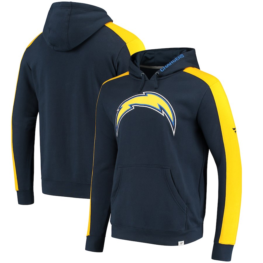 San Diego Chargers NFL Pro Line by Fanatics Branded Iconic Pullover Hoodie  NavyGold