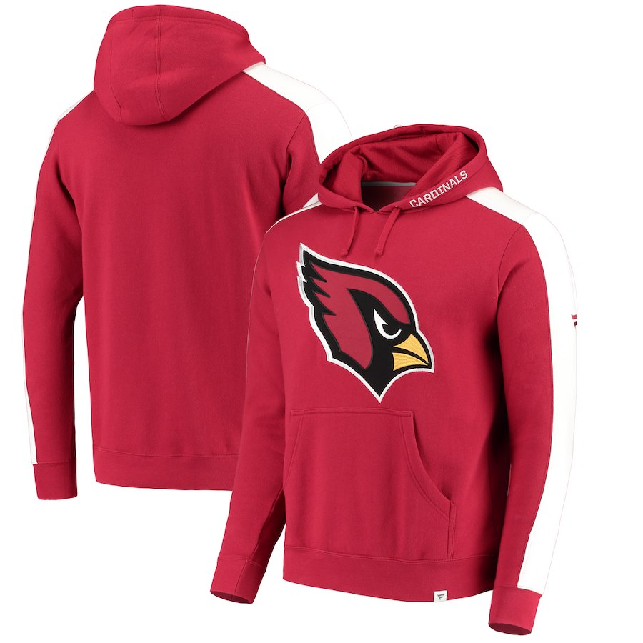 Arizona Cardinals NFL Pro Line by Fanatics Branded Iconic Pullover Hoodie  CardinalWhite