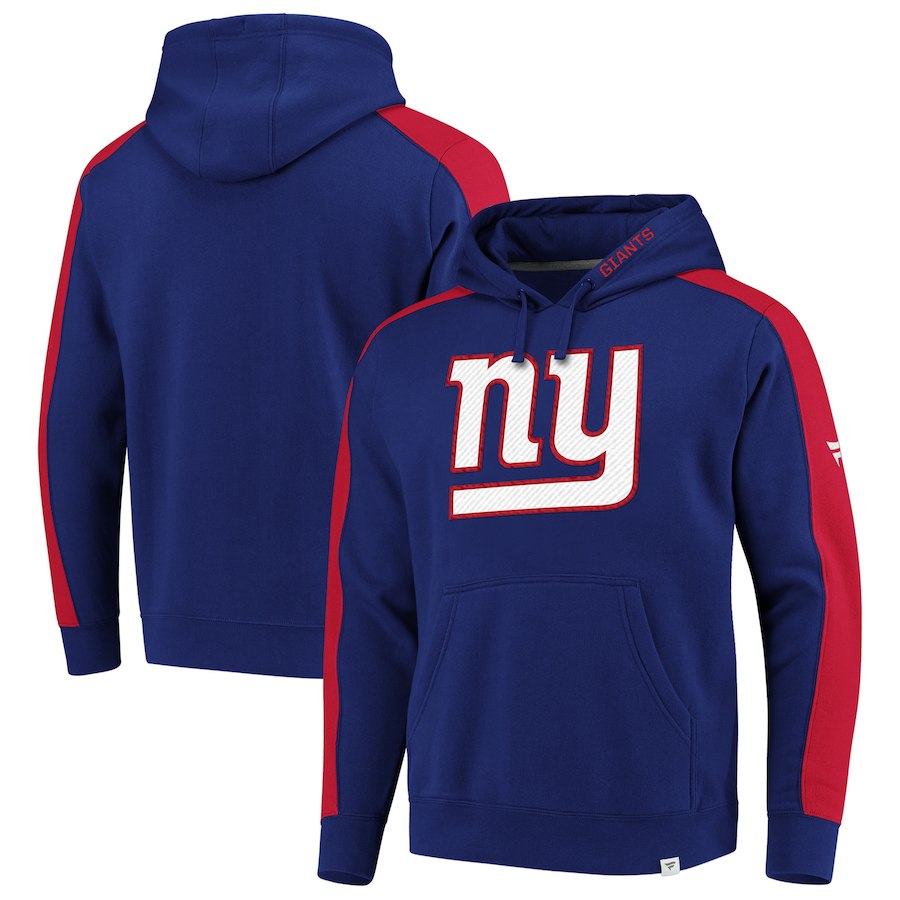 New York Giants NFL Pro Line by Fanatics Branded Iconic Pullover Hoodie  RoyalRed