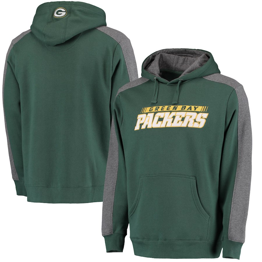 Green Bay Packers NFL Pro Line Westview Pullover Hoodie - Green